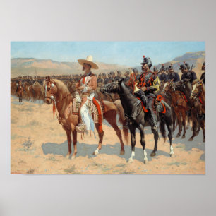 Frederic Remington - der mexikanische Major Poster