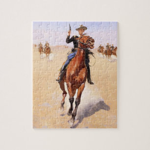 Frederic Remington der Trooper Puzzle