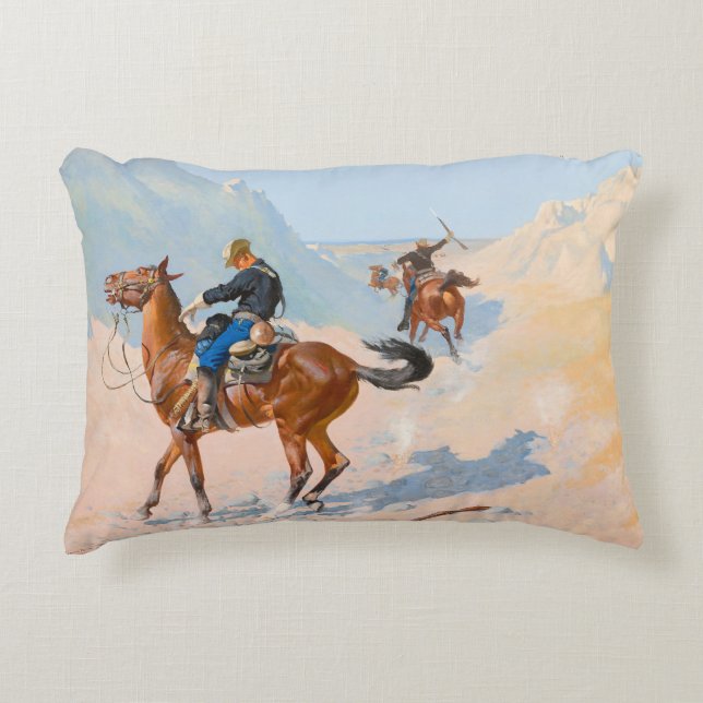 Frederic Remington - die Advance Guard oder die Mi Dekokissen (Vorderseite)