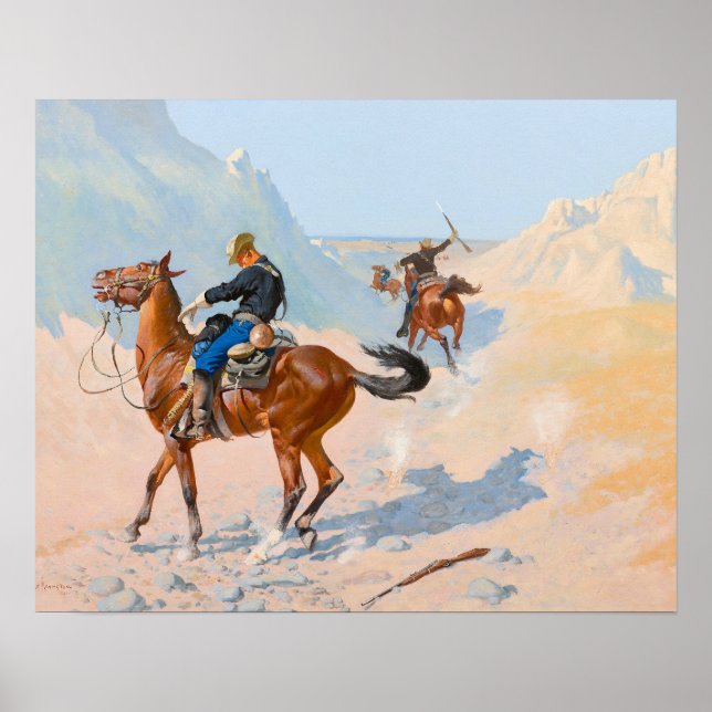 Frederic Remington - die Advance Guard oder die Mi Poster (Vorne)