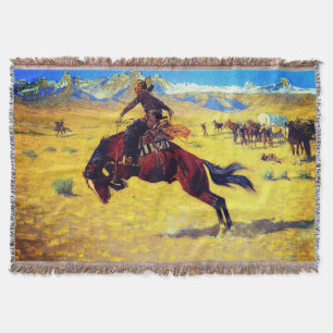 Frederic Remington Ein kalter Morgen auf dem Weide Decke