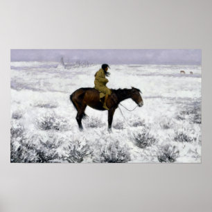 Frederic Remington The Herd Boy Poster