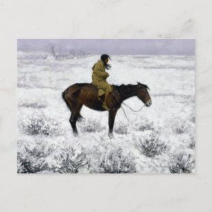Frederic Remington The Herd Boy Postkarte