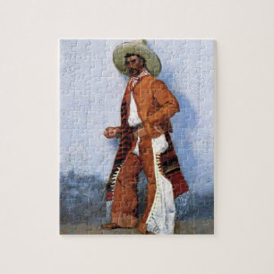 Frederic Remington Western Art „Ein Vaquero“ Puzzle