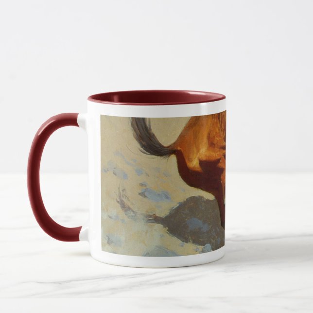 Frederic Remingtons Cowboy (1902) Tasse (Links)