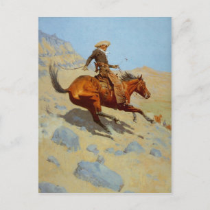 Frederic Remingtons Der Cowboy (1902) Postkarte