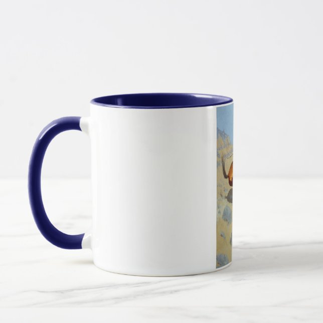 Frederic Remingtons Der Cowboy (1902) Tasse (Links)
