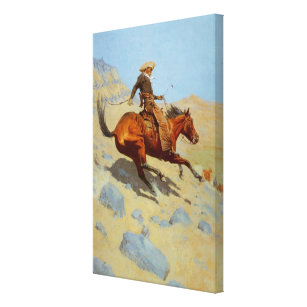 Frederic Remington's The Cowboy (1902) Leinwanddruck