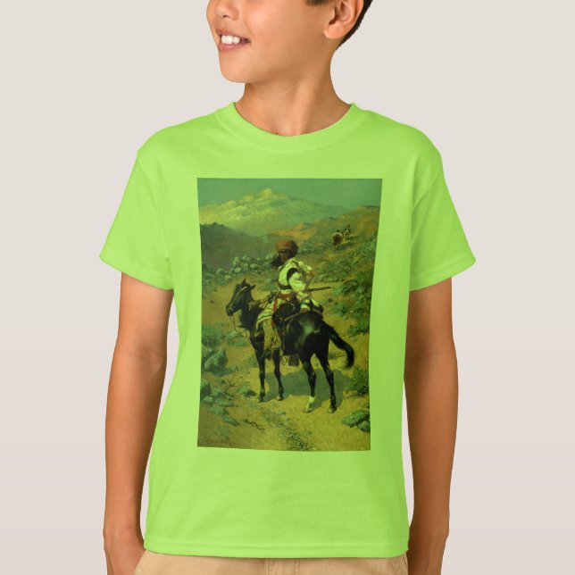 Frederic Remington's The Indian Trapper (1889) T-Shirt (Vorderseite)