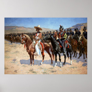 Frederic Remington's The Mexican Major (1889) Poster