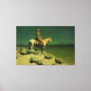 Frederic Remington's The Night Herder (ca. 1908) Leinwanddruck