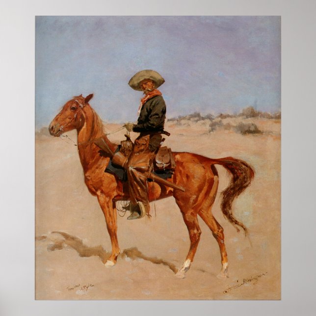 Frederic Remington's The Puncher (1895) Poster (Vorne)