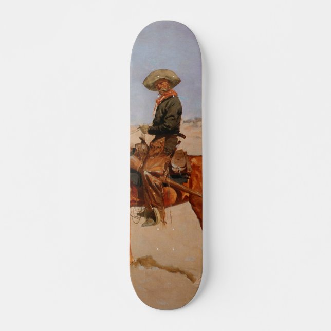 Frederic Remingtons The Puncher (1895) Skateboard (Vorne)