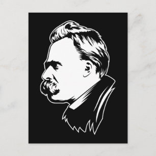 Frederich Nietzsche Portrait Mousepad Postkarte
