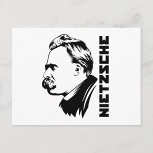 Frederich Nietzsche Portrait Postcard Postkarte