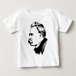 Frederich Nietzsche Porträt Baby T-shirt