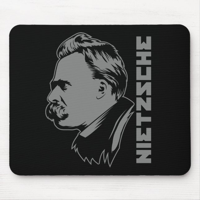 Frederich Nietzsche Porträt Mousepad (Vorne)
