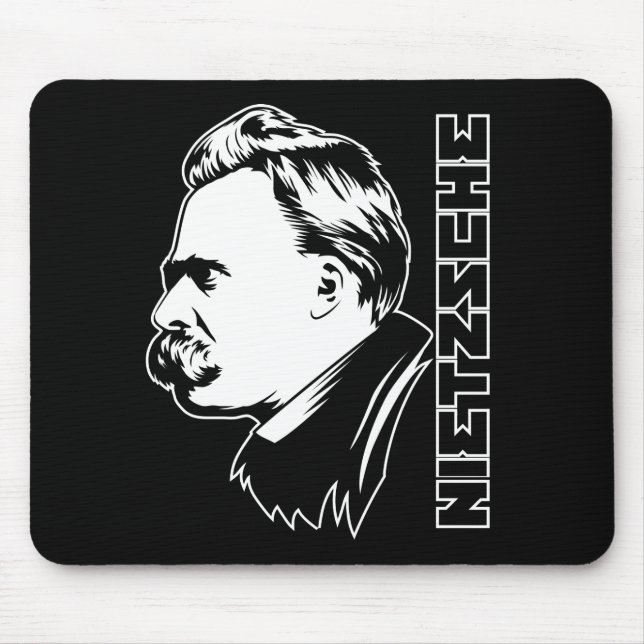Frederich Nietzsche Porträt Mousepad (Vorne)