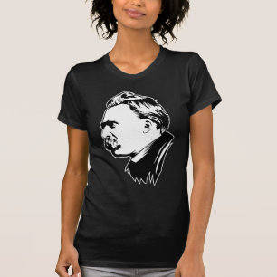 Frederich Nietzsche Porträt Mousepad T-Shirt
