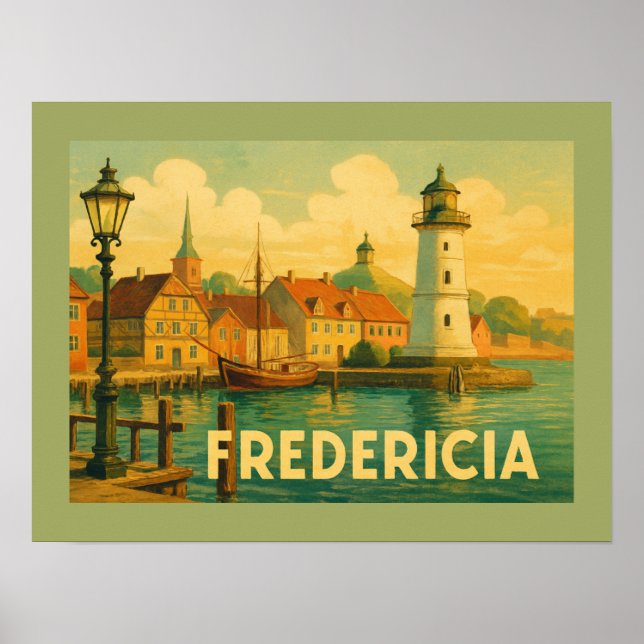 Fredericia Dänemark Soldat Poster (Vorne)