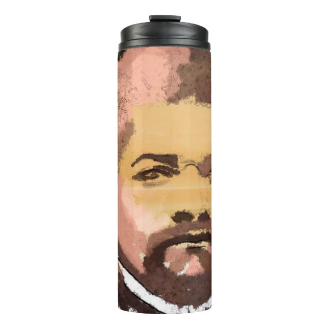 Frederick Augustus Washington Bailey Portrait Thermosbecher (Vorderseite)