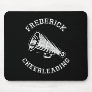 Frederick Cheer Bekümmerter Retro 90er Cheerleader Mousepad