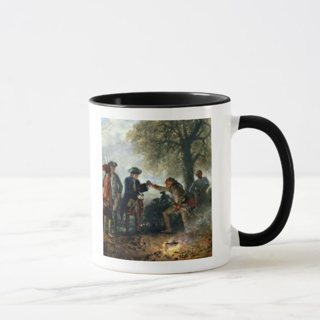Frederick das große mit Zieten am Lager Tasse (Rechts)