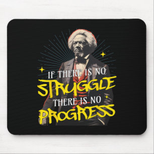 Frederick Dougl Abolitionist Zitat Schwarze Geschi Mousepad