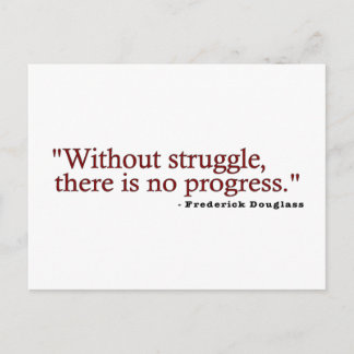 Frederick Douglas Quote Postkarte