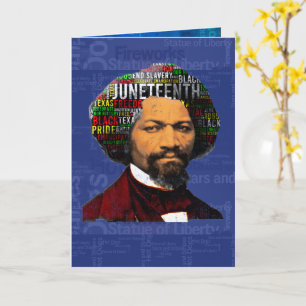 Frederick Douglass c1860s, Junetth Word Cloud Karte