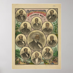 Frederick Douglass: Die farbenfrohen Männer Poster