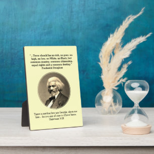 FREDERICK DOUGLASS Keine Reiche keine schlechte Fotoplatte