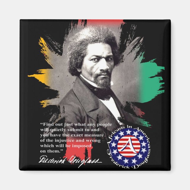 Frederick Douglass Magnet (Vorne)