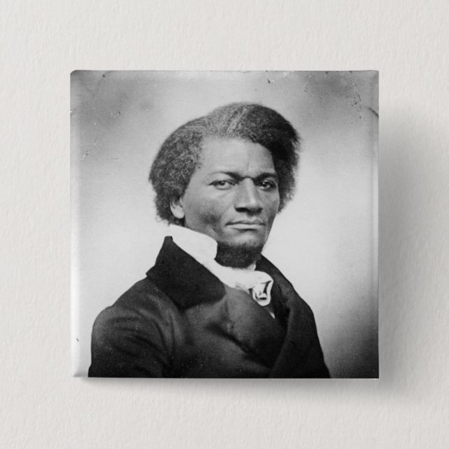 Frederick Douglass Porträt  ~ 1847 Button (Vorderseite)