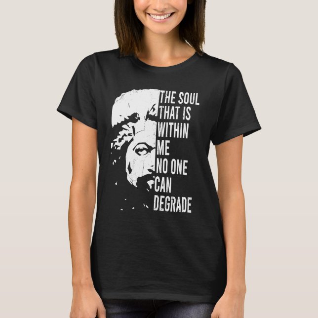 Frederick Douglass Quote Apparel, Black History Mo T-Shirt (Vorderseite)