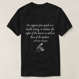 Frederick Douglass Redefreiheit-Zitat T-Shirt