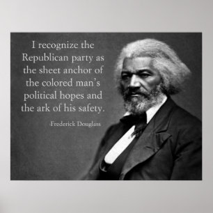 Frederick Douglass Republikaner Poster