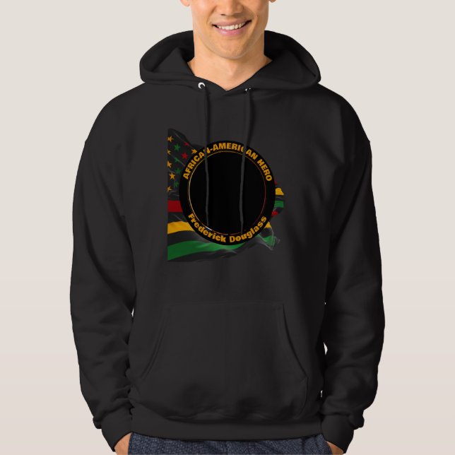 FREDERICK DOUGLASS Schwarze Geschichte Monat Hoodie (Vorderseite)