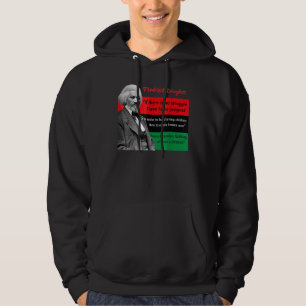 Frederick Douglass Zitate Panafrikanische Flagge S Hoodie
