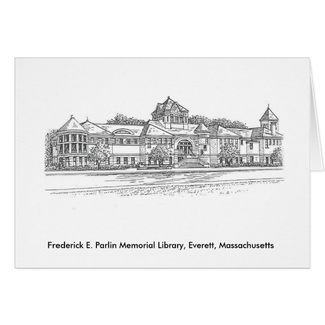 Frederick E. Parlin Memorial Bibliothek (Vorderseite (Horizontal))