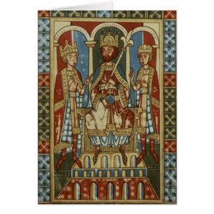 Frederick I mit seinen zwei Söhnen