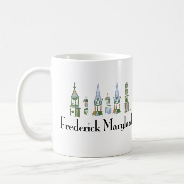 Frederick Maryland gruppierte Helm-Tasse Kaffeetasse (Links)