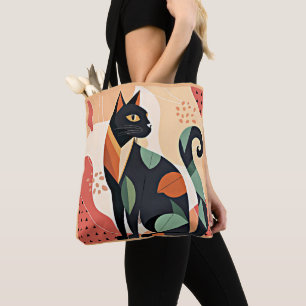 Frederick the Cat, boho chic bunt Kunstwerk,
