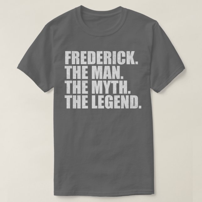 FrederickFrederick Name Frederick Vorname T-Shirt (Design vorne)