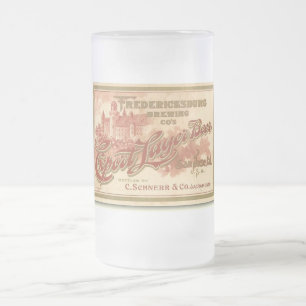Fredericksburg Beer Vintag Label Tasse