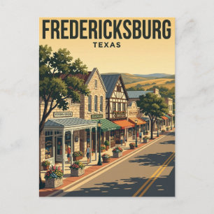 Fredericksburg, Texas USA Postkarte