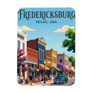 Fredericksburg USA Magnet