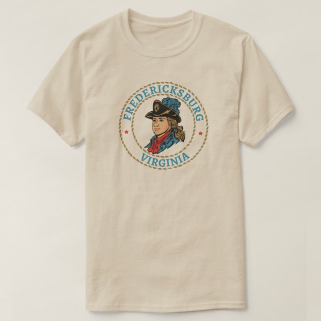 Fredericksburg Virginia Colonial T-Shirt (Design vorne)
