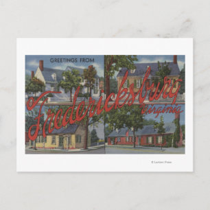 Fredericksburg, Virginia - Große Briefszenen Postkarte