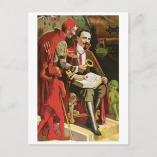 Fredrik der Große ~ Vintage-Zauberkunst Postkarte